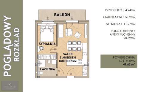 Mieszkanie 42m2 nowe budownictwo, Namysłów
