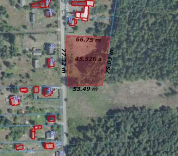 Działka 4500m2, Cicha okolica