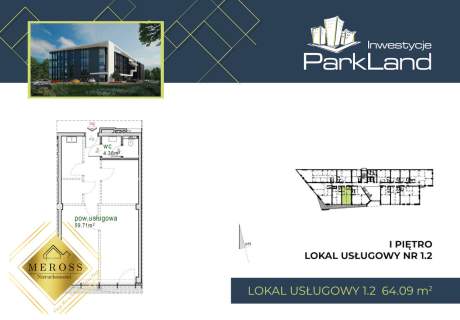 Lokal handlowo-usługowy 64m2PANORAMA BUSINESS PARK