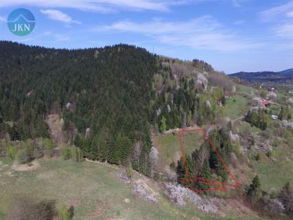 Działka budowlana na sprzedaż, 1749 m2, Hucisko