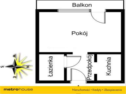 Mieszkanie do wynajęcia, 23,23 m2, Bielsko-Biała