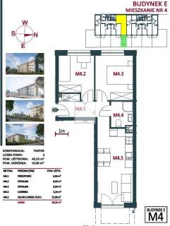 Branice nowe mieszkanie 3 pokojowe 43,55 m2