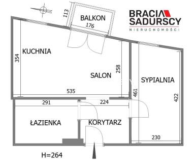 Mieszkanie 2-pokojowe blisko Centrum Krakowa 