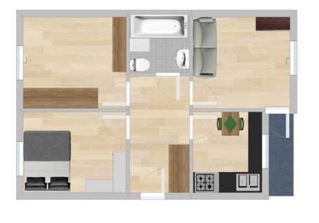 Funkcjonalne 3 pokoje, 51 m2, Focha 42A