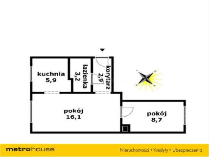 Mieszkanie na sprzedaż, 36,85 m2, Słupsk