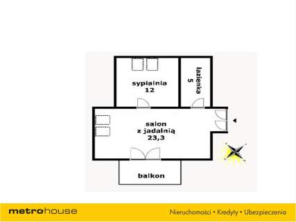 Mieszkanie na sprzedaż, 40,3 m2, Rewal