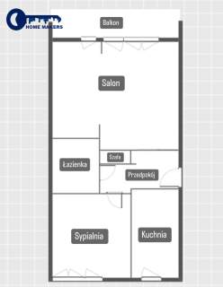 Mieszkanie 2 pokoje/46,75m2/balkon/tramwaj