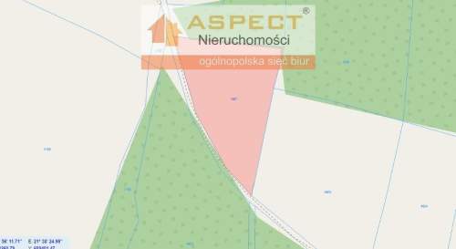 Nawsie działka 26,75 ar rolna - rekreacyjna