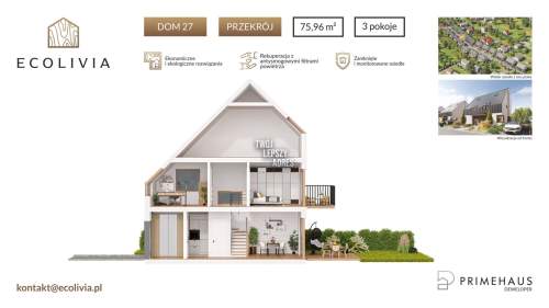 Energooszczędny dom - osiedle Ecolivia Bieżanów