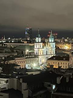 Mieszkanie z widokiem na panoramę Warszawy