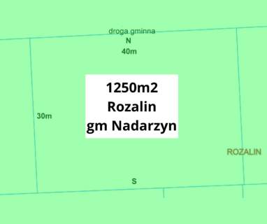 Ładna Działka Rozalin 15 min od Warszawy