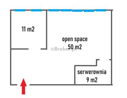 Podgórze Biuro 78 m2 Open space salka serwer