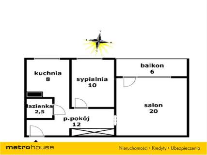 Mieszkanie na sprzedaż, 52,6 m2, Puławy