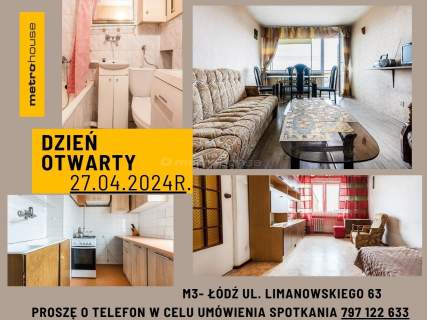 Mieszkanie na sprzedaż, 46,6 m2, Łódź