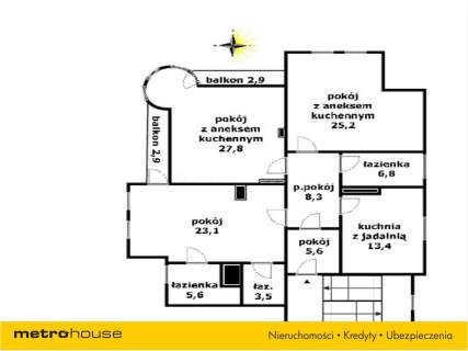 Mieszkanie na sprzedaż, 134,17 m2, Szklarska Poręba