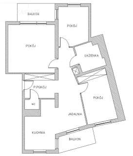3 pokoje/garaż/2 balkony/ komórka lokatorska