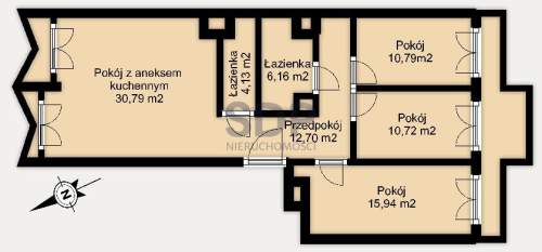 Luksusowy apartament 91 m2 w centrum 4 pokoje