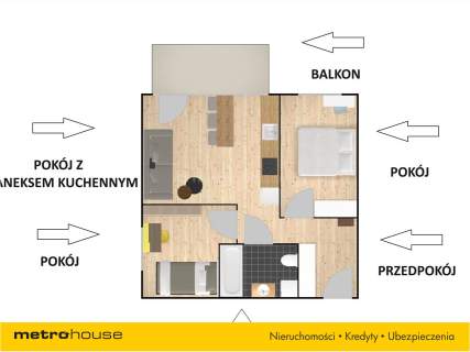 Mieszkanie na sprzedaż, 47,62 m2, Kraków
