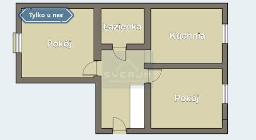 Mieszkanie 2 pokoje w centrum Częstochowy/3piętro