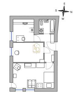 2 pokoje/balkon/odzdielna kuchnia/Gaj