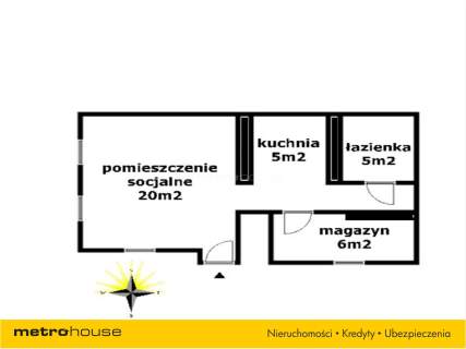 Nieruchomość komercyjna na sprzedaż, 36,5 m2, Olszyna