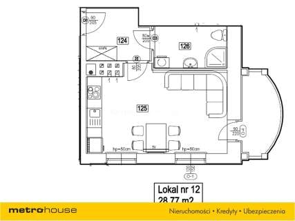 Mieszkanie na sprzedaż, 28,77 m2, Susz