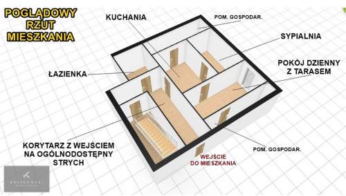Bezczynszowe mieszkanie o pow. 52m2 w Namysłowie.