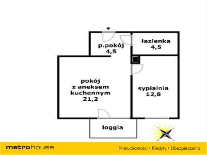 Mieszkanie na sprzedaż, 43 m2, Gdańsk
