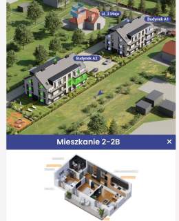 Mieszkanie na sprzedaż, 50,64 m2, Ostróda
