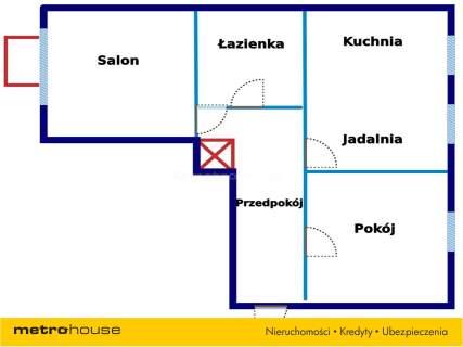 Mieszkanie na sprzedaż, 55,5 m2, Aleksandrów Łódzki