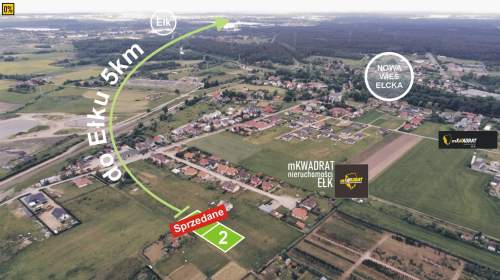 Działka budowlana na sprzedaż, 1080 m2, Nowa Wieś Ełcka