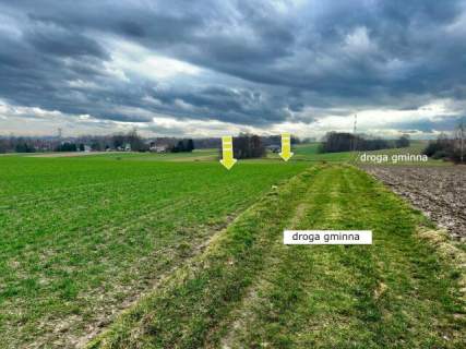 Działka usługowa 4130 m2 Facimiech koło Skawiny