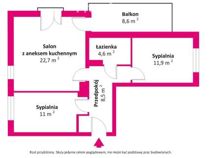 3-pokojowe mieszkanie na Białołęce