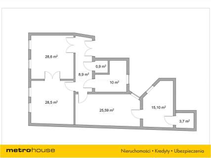 Mieszkanie na sprzedaż, 121,29 m2, Gliwice