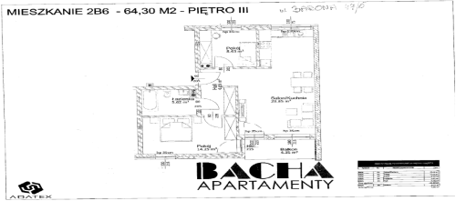 Apartament na sprzedaż Tychy ulica Barona. 64,3m2
