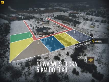 Działka na sprzedaż, 8221 m2, Nowa Wieś Ełcka