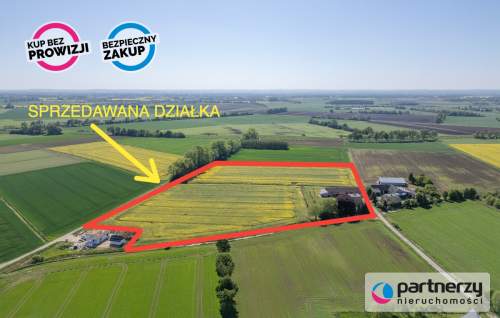 Działka ok. 4 ha Cedry Małe z możliwością podziału