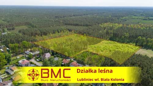 Działka Leśna 33003 m2 Lubliniec Biała Kolonia
