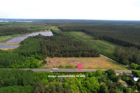 Działka usługowa na trasie do Rajgrodu.