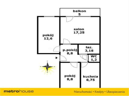 Mieszkanie na sprzedaż, 65 m2, Lidzbark