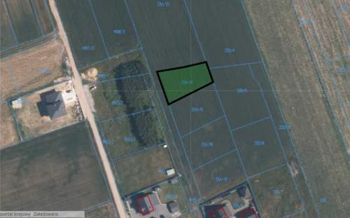 Działka budowlana 691 m2 w Borkach Siedleckich 