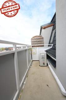 Dwupoziomowe mieszkanie Smolec 2020r Balkon