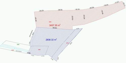 Działka, Kasina Wielka 3400 m2 - Rolna Siedliskowa
