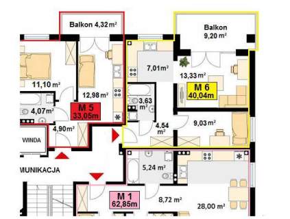 Mieszkanie na sprzedaż, 40,04 m2, Wadowice