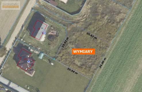 Działka budowlana/Gaz, Woda,Prąd/Warunki Zabudowy