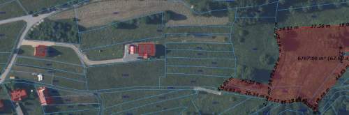 Działka, Kasina Wielka 6750 m2 - Rolna Siedliskowa