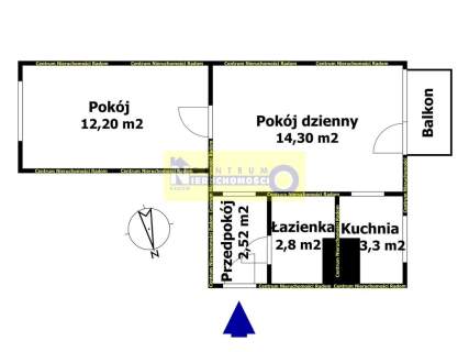 Nad Potokiem, M3 35,12 m2. ul. Olsztyńska