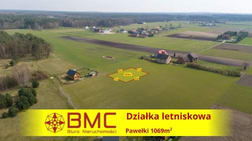 Działka letniskowa Pawełki 944m2