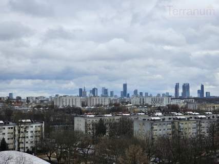 Piękny widok na panoramę Warszawy dwupokojowe