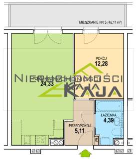 Nowe Mieszkanie w Nowej Soli 2 pok. 1 piętro